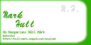 mark hull business card